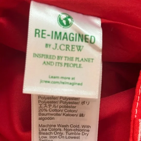 J. Crew Factory Women's Pencil Skirt in Bright Red - Picture 9 of 11